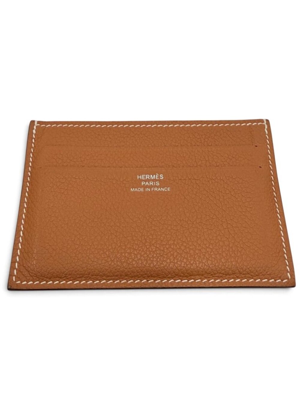 Hermes Citizen Twill Evercolor Gold Card Case